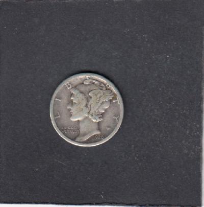 Beschrijving: 1 Dime MERCURY
